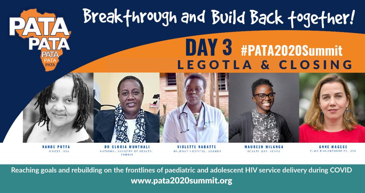 DaAngelita1's tweet photo. Call it action from Maureen Milanga, Health GAP, Kenya at #PATA2020Summit "The World has failed to deliver on its pledge to reduce new #HIV infections among children!... We need to monitor and advocate for more investment and funding!!" @teampata @READY_Movement @RIATTESA @REPSSI https://t.co/D0W0DAEtUI