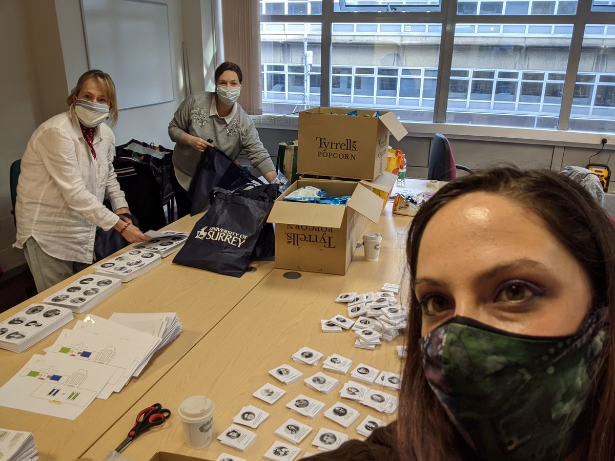 Packing up the outreach packs for #DaphneJacksonDay <a href="/UniOfSurrey/">University of Surrey</a> <a href="/SurreyOSA/">Surrey OSA</a>