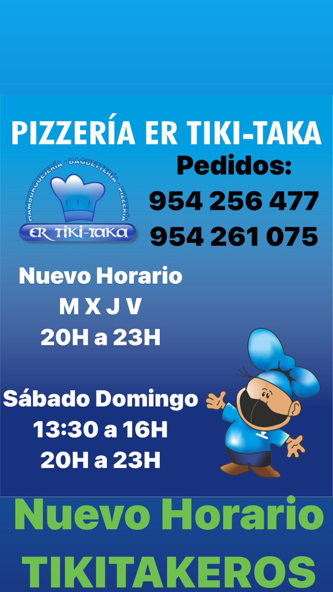 Volvemos a cambiar nuestro horario. 
Y esta vez para MEJOR 
👏👏👏👏👏👏👏👏👏👏👏👏

#TikiDomicilios