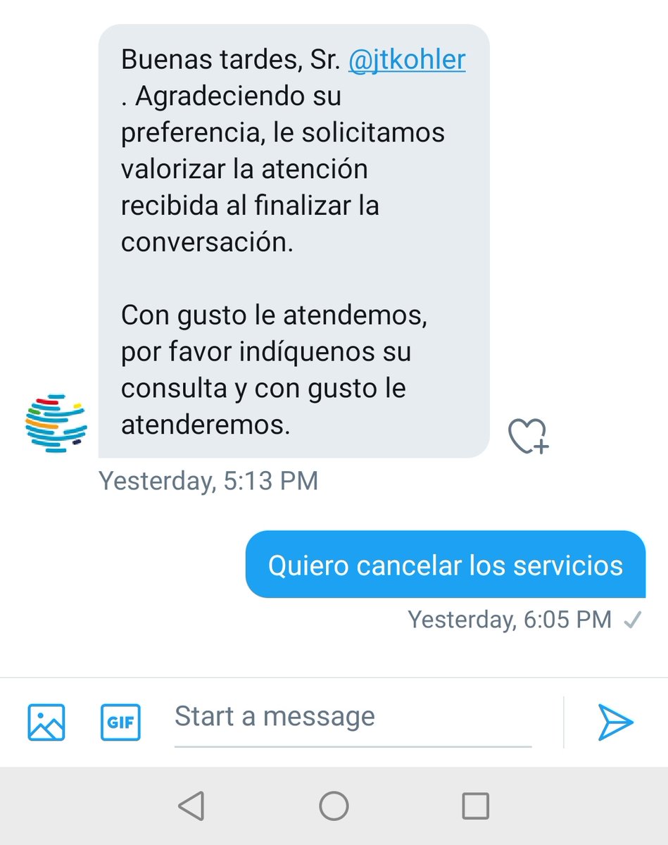 jtkohler's tweet photo. @MasAtencionCWP @CWPanama hasta para cancelar servicios Es un problema, no responden. En todos lados dicen que me llaman en 24 a 72 para decirme que hacer para cancelar, sigo esperando.... 
Por suerte ya @TeamCableOnda viene a instalar. https://t.co/HMuIvsSDUr