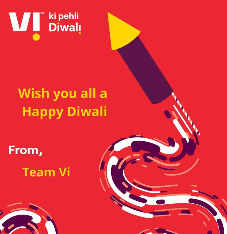 ViNewsOfficial's tweet photo. It's #ViKiPehliDiwali &amp; we couldn't be more excited! 🎆 May the festival of lights fill your home with happiness and the New Year bring peace and prosperity in your life. #HappyDiwali @ViCustomerCare https://t.co/XQtfjA4dSL