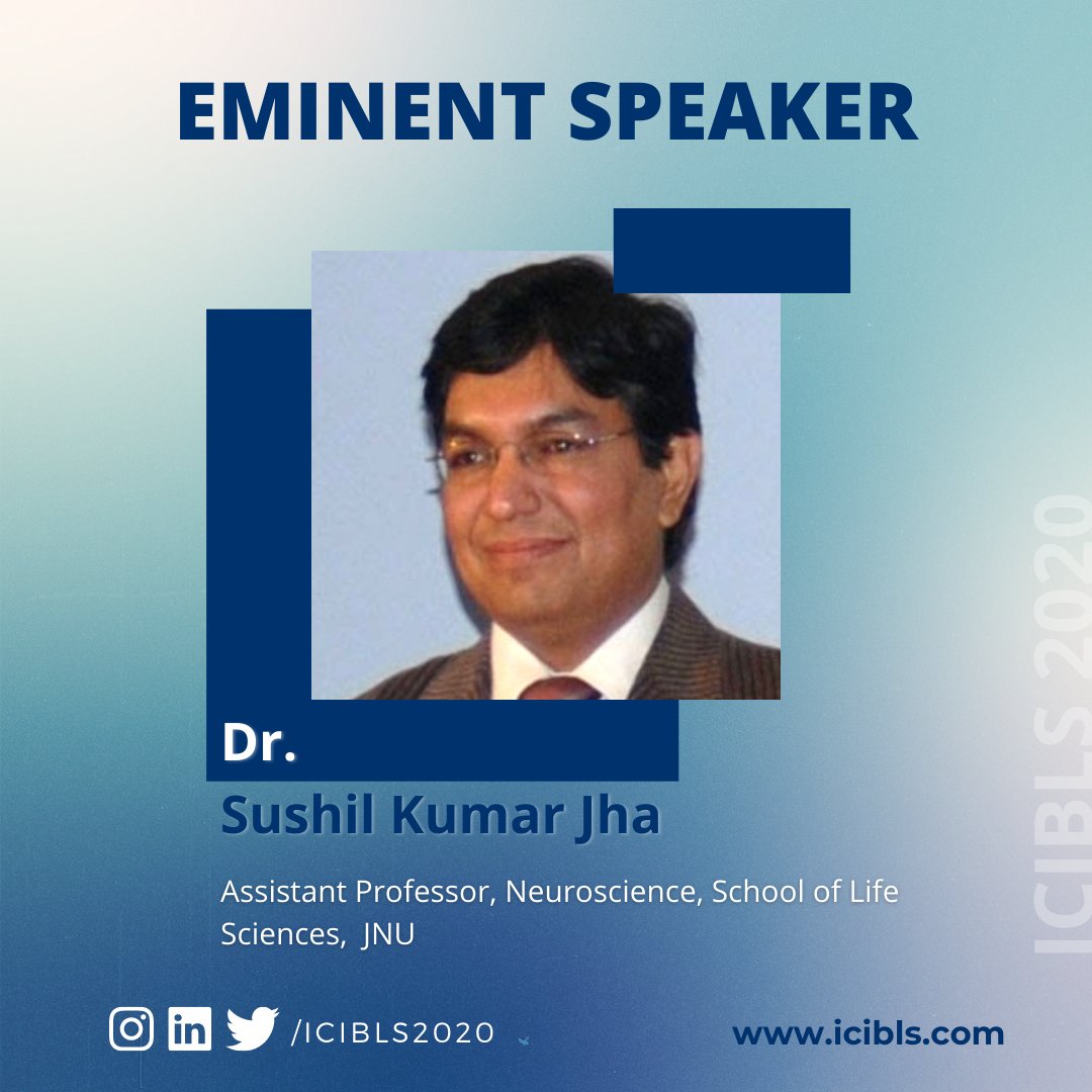 icibls's tweet photo. Meet Dr. Sushil Kr. Jha! Dr. Sushil is an Associate Professor of Neuroscience, School of Life Sciences, Jawaharlal Nehru University (JNU). Watch him on the expert talk at ICIBLS. Register now at https://t.co/MHI2j6y5fz
#biology #StayHome #Conference #Biotechnology #LifeSciences https://t.co/XHXMIbDJh8