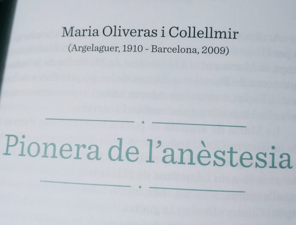 SiviLaCanya's tweet photo. La 1a metgessa anestesiòloga catalana fou Maria Oliveras i Collellmir, d'Argelaguer, la #Garrotxa 
Ningú ens n'ha parlat mai, cap carrer, res!
@dallafeminista toca q tothom la conegui, q sàpiguen q la història també l'hem escrit i l'escrivim nosaltres

Gràcies #DonesRebels https://t.co/iDHOf2hQif