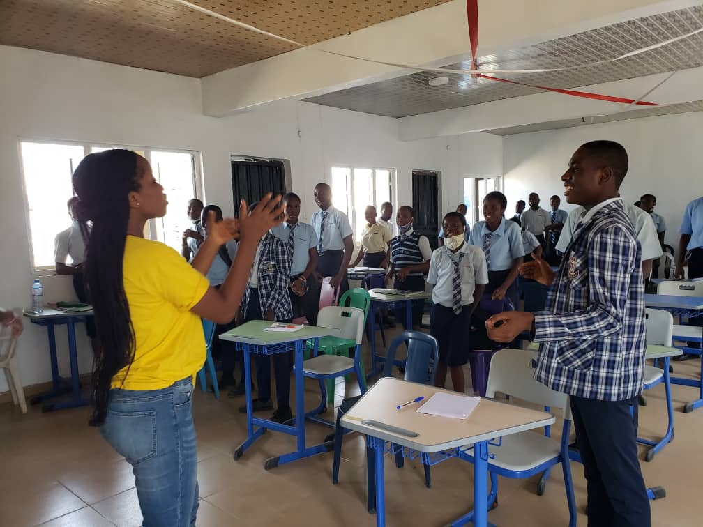 VSI_ng's tweet photo. Today we started our #GirlImpact project with senior secondary students of Sceptre Comprehensive College in Kosofe LGA, Lagos. Our main objective for this project is to educate these students on SRHR and other important development topics to enable them make safer and informed d https://t.co/Gpcple598s