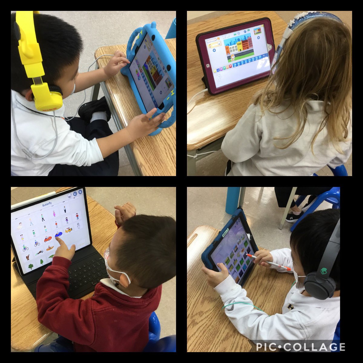 HTS_Kindies's tweet photo. Ask us about learning to code. #scratchjr #ITclass @HTSRichmondHill https://t.co/RPOsFbWGns