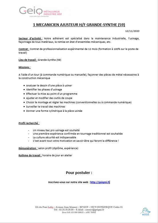 GEIQ MI / GESMI HDF tweet media