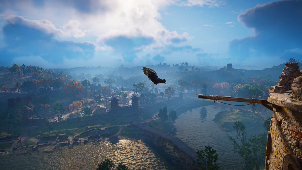 NXLGamingca's tweet photo. We're still working on our #AssassinsCreedValhalla Review, but wanted to give you a glimpse of what it's like on Xbox One vs Xbox Series X. 

First pic is X1. Second is XSX.

Improved textures, greater draw distance, better reflections. Stay tuned for our full review soon! https://t.co/DEJQqRREuZ