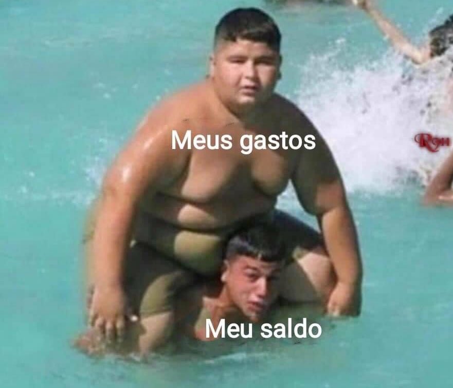 meu saldo estar negativo