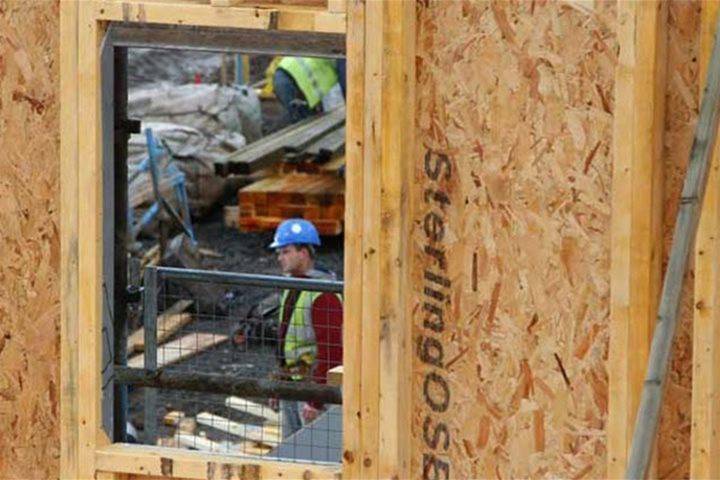 Oriented Strand Board (or OSB) is a construction grade material commonly used for site hoarding, roofing and form work. /10