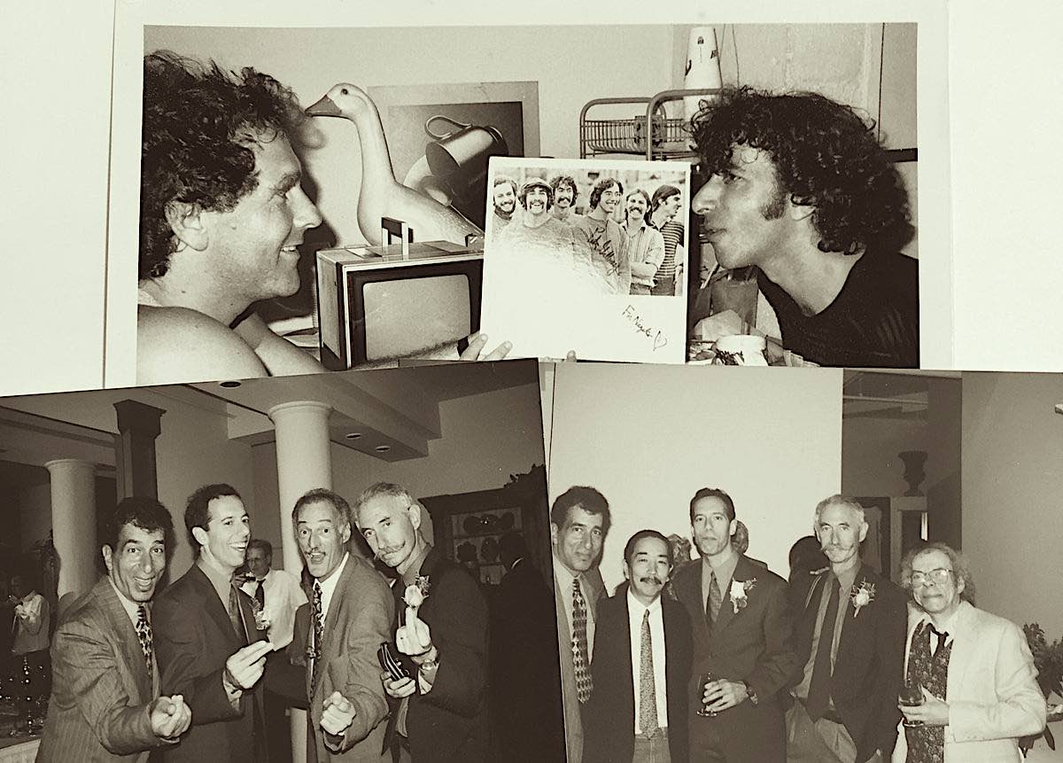 PiedPiperHouse's tweet photo. フィフス・アヴェニュー・バンド・リユニオン!
1990 New York - Jon Lind, Murray Weinstock
1996 New York - Murray, Peter Gallway, *Bobby Miller, Kenny Altman, Jake Jacobs
1979 Los Angeles - Larry John McNally, Jon, Kenny
*ボビー・ミラーは FABのアルバム表紙を撮ったピーターの幼馴染。 https://t.co/VyT25dpuIr