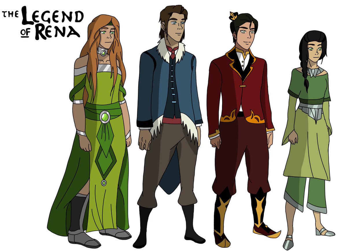 The team in their fancy attire #avatar #avatarrena #legendofRena #firebender #zuko #LegendOfKorra #AvatarTheLastAirbender