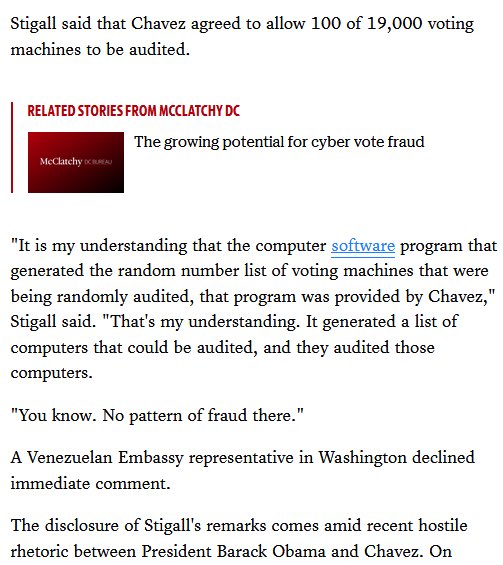 The concerns over Smartmatic’s acquisition of Sequoia triggered an investigation in the United States.  http://www.nytimes.com/2006/10/29/washington/29ballot.html