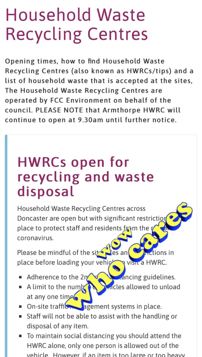 Oh, fine! The  #johnlewischristmasadvert has launched today, and of course it's had millions of views already. But when we try to tell people the good news about our Household Waste Recycling Centres remaining open during these uncertain times, no one cares.