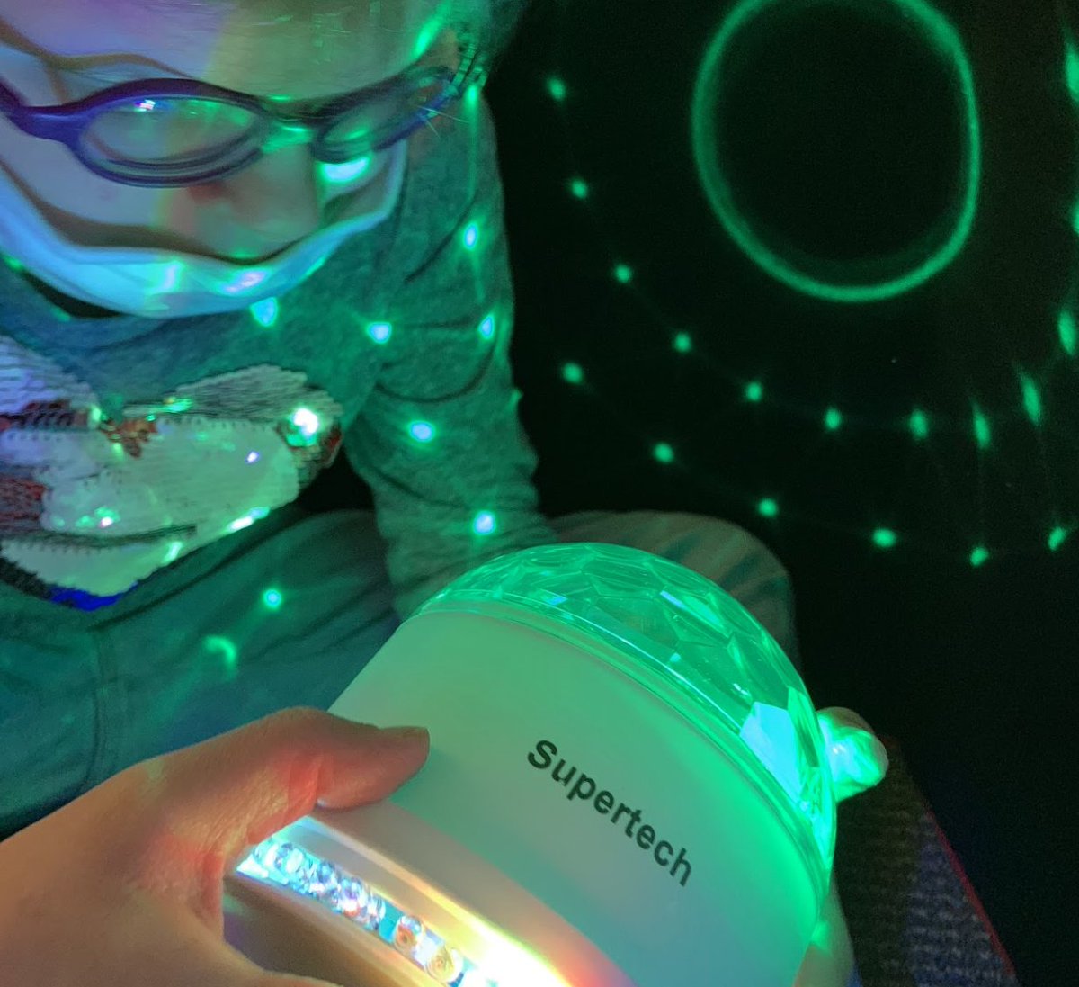 Another example of a skill from the ABLLS-R that Tess had mastered was in the Play & Leisure category. She was able to "explore a variety of toys in the environment." 20/37