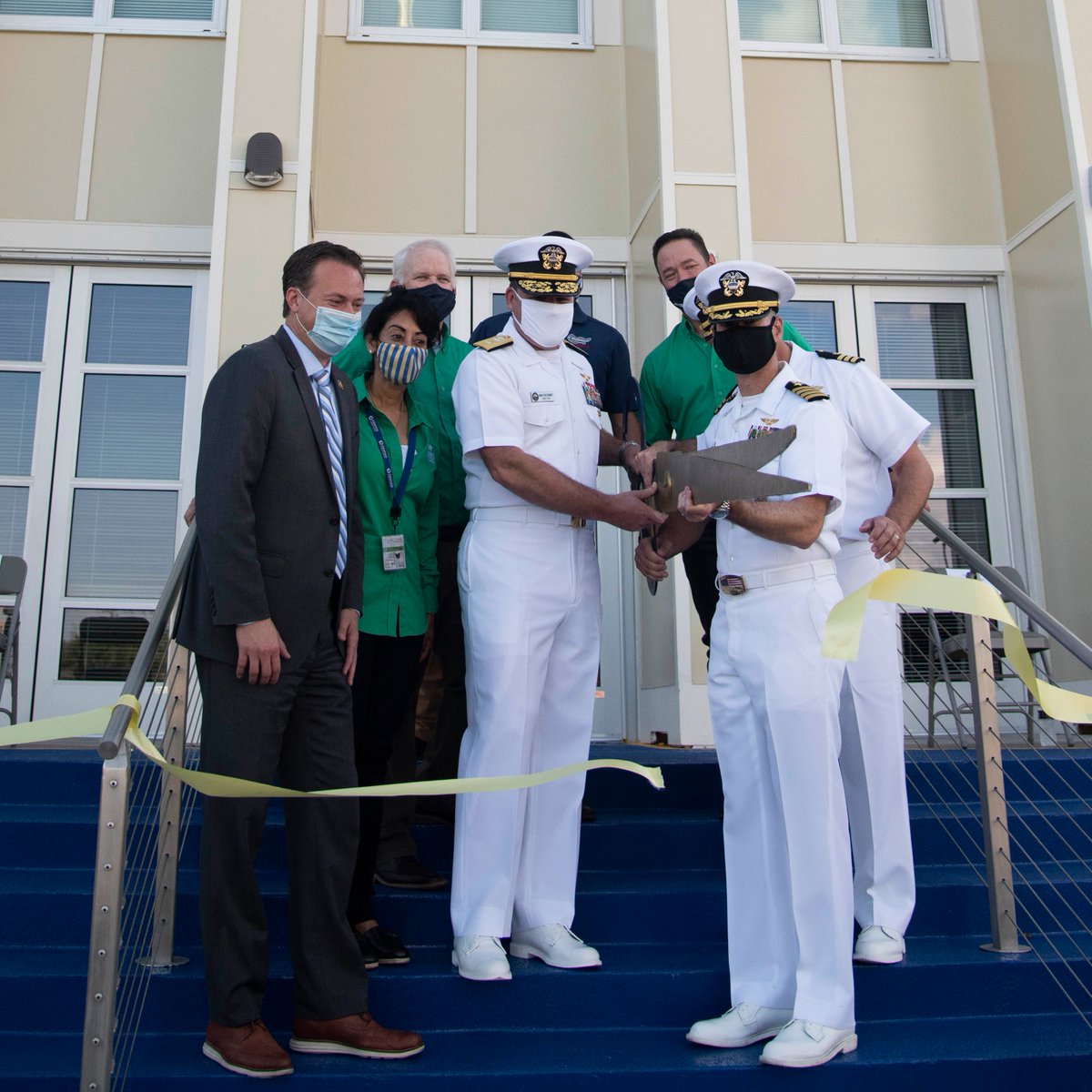 CNATRA's tweet photo. #CNATRA's historic headquarters building re-opened yesterday after a 5-year renovation project. Staff will move back sometime in coming weeks. #WeAreNavalAviation
Click to read more: https://t.co/PQlxHtlIDY https://t.co/D4vghnbFPs