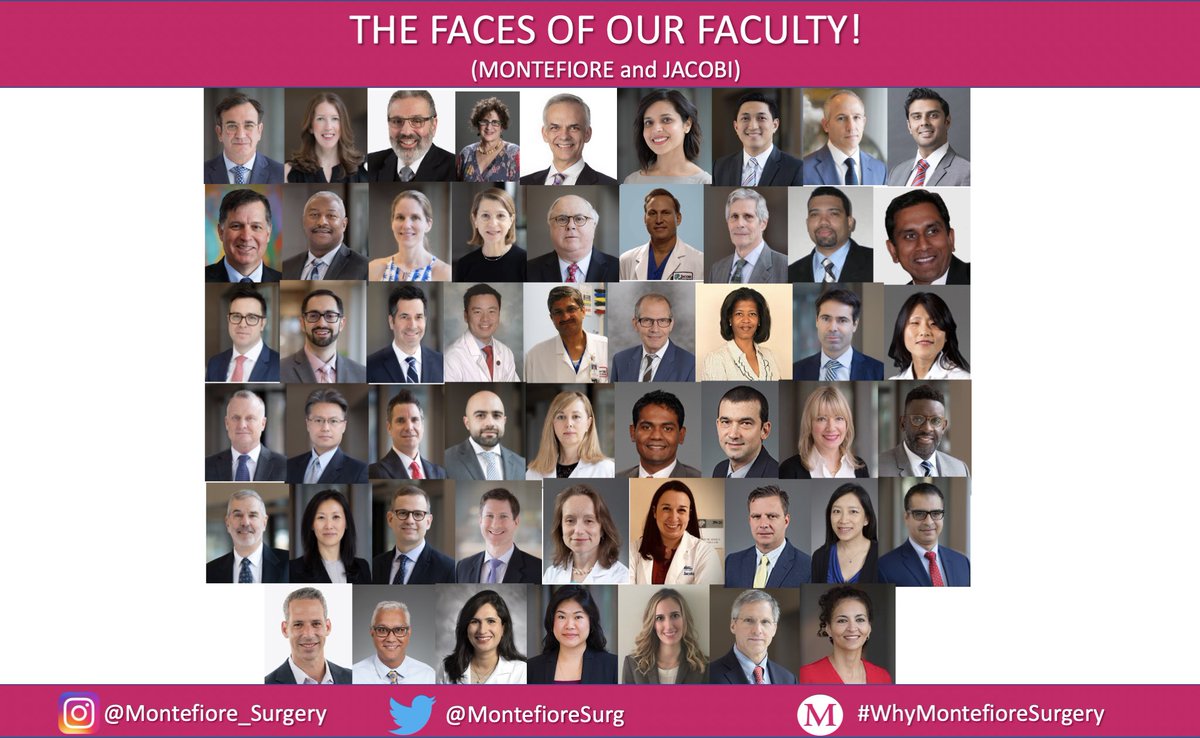 MontefioreSurg's tweet photo. Our residents are fortunate to be taught and have the the support of SO many faculty members. With faculty at  both Montefiore and Jacobi Hospital (@NYCHealthSystem). #WhyMontefioreSurgery #GeneralSurgery #GenSurgMatch2021 #MedStudentTwitter #MedTwitter https://t.co/dkzHTBrZAK