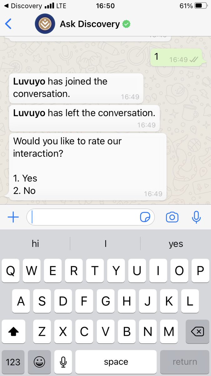 AlanMoon's tweet photo. @Vitality_SA your WhatsApp help line does not work. https://t.co/0VA5XB6xuG