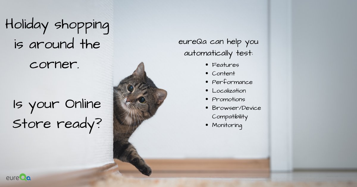 A better user experience leads to more sales. Learn how automated testing can improve user experience and drive revenues.
bit.ly/32H4h2J
#testautomation #aiml #cloudtesting #crossbrowsertesting #eureqaishiring #machinelearning #ecommerce