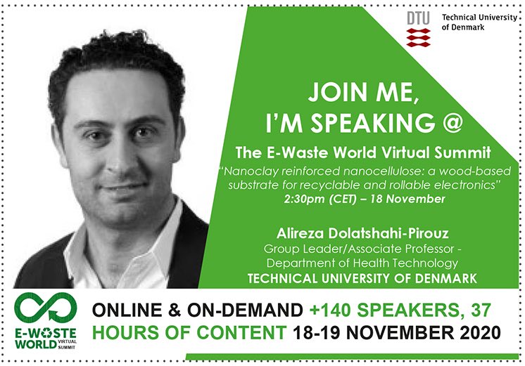 aldo369369369's tweet photo. I am giving a virtual talk in the E-waste world summit the 18 November. If you like to know more about how to be Fleco this is the right place and time - see you in virtual reality 😉
#Fleconess
#TeamBioEngine, #BioTiger, #ewasteworld
@DTU_HealthTech
@DTUtweet https://t.co/y9MMx8kQbK