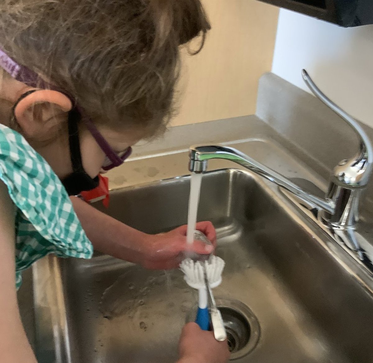 Again, there were so many things that Tess could do: visually follow a person, give affection, and begin to take turns with her classmates. 26/37