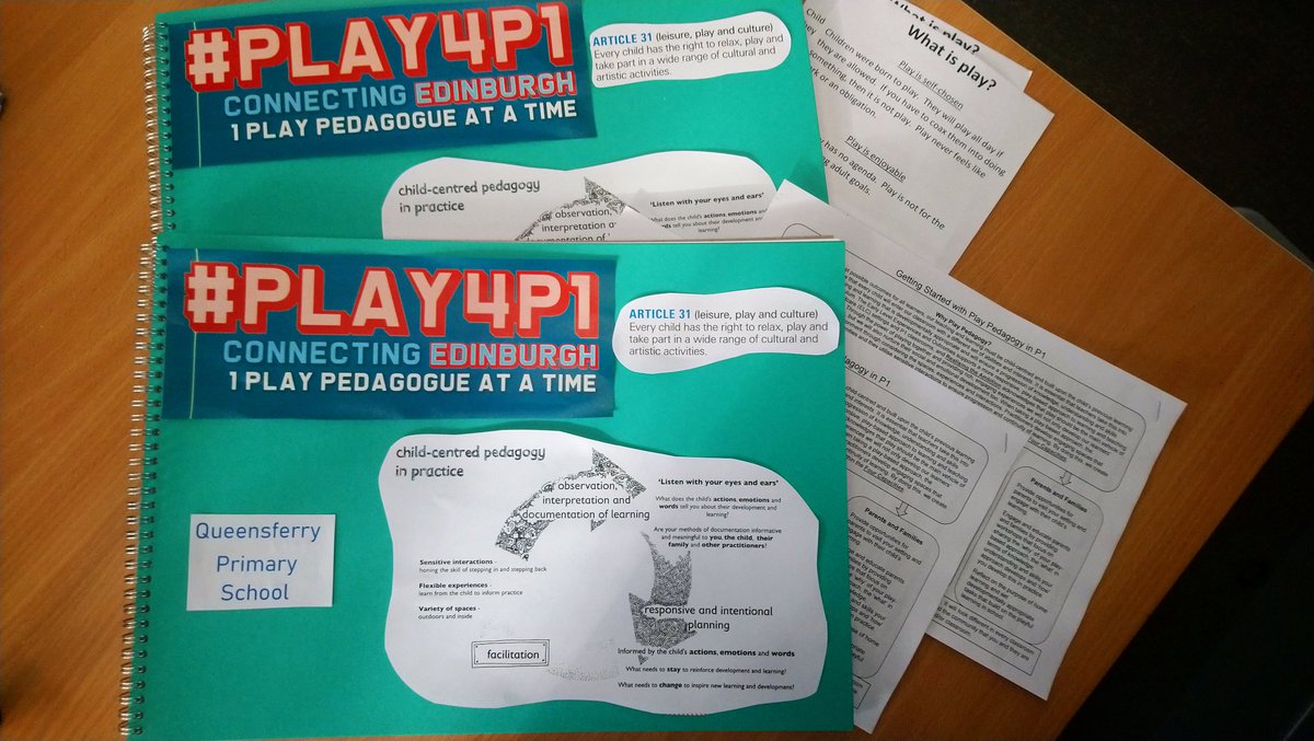 Floorbooks ready to support more #Play4P1 👍. It's been such a lovely journey so far.