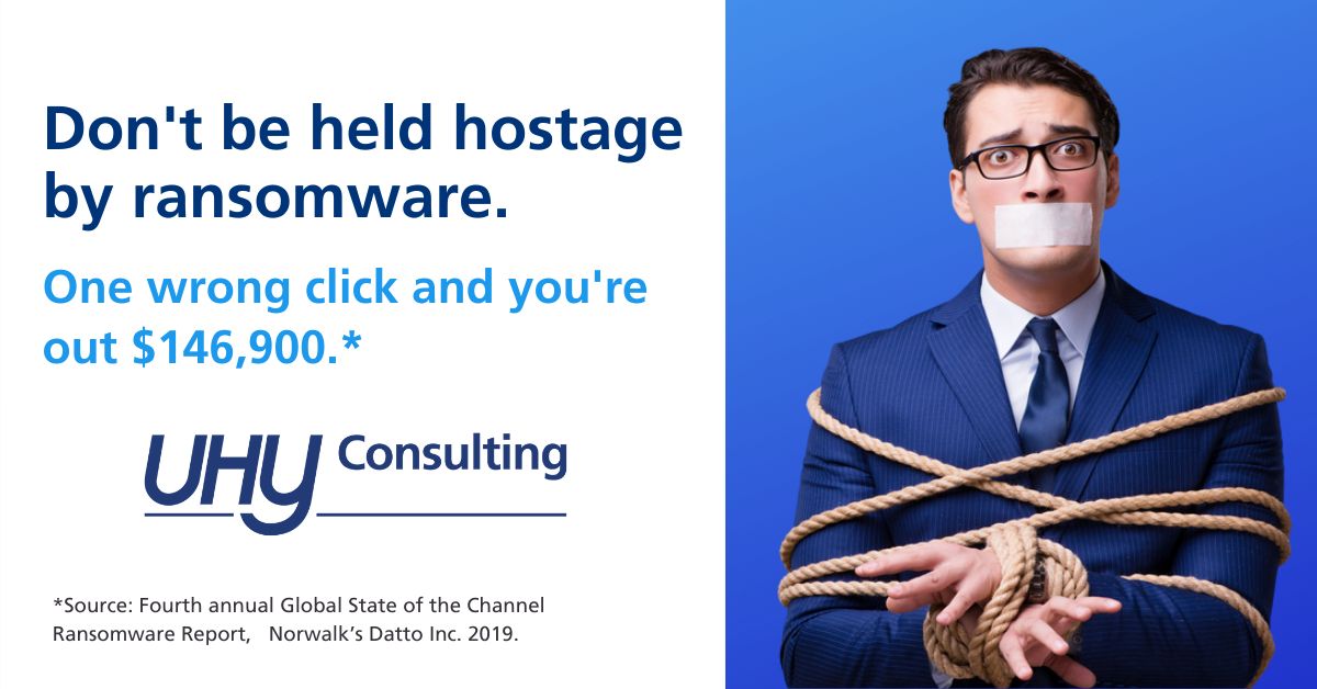 UHYConsulting's tweet image. No matter the size of your organization, cybersecurity has fast become the number one concern. DOWNLOAD OUR WHITE PAPER to learn how small-to-medium sized businesses can reduce their risk of a cyber-attack. lnkd.in/e8ghhCt  #cyberattack #ransomware #UHY #UHYConsulting