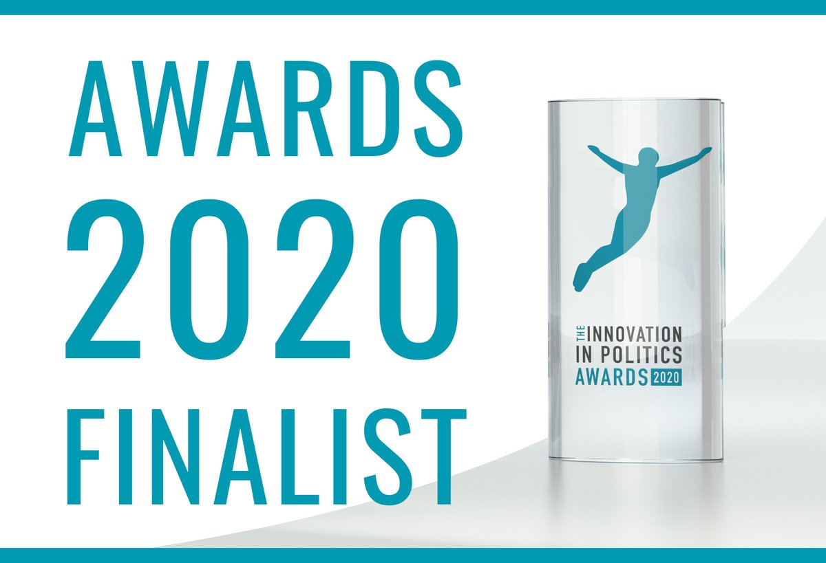 Our project Super Circular Estate made it to the finals of The Innovation in Politics Awards! Follow us and @politicsawards and find out if we have won on 3 December! #PoliticsAwards2020