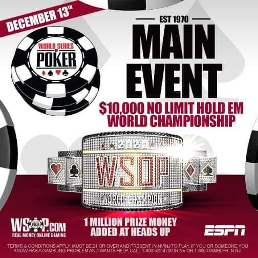 Live_Poker's tweet photo. Le Main Event des WSOP 2020 aura bien lieu, mais sous quelle forme ? Découvrez le sur LivePoker !
https://t.co/5NVanE6YTQ
#poker #online #live #ggpoker #wsopcom #MainEvent https://t.co/Ga8hCPVCsW