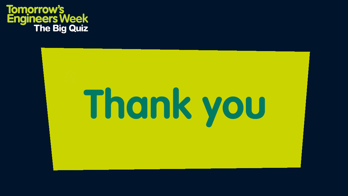 Tomorrows_Eng's tweet photo. A huge thank you to all of the engineering institutions that contributed questions to The Big Quiz. Together we reached more than 28,500 young people at over 1,400 schools! @RAEngNews @TheIET @ICE_engineers @EnergyInstitute @iom3 @IPEMnews @EngProfCouncil #TEWeek20 #ImAnEngineer https://t.co/w6QU3NHiY9