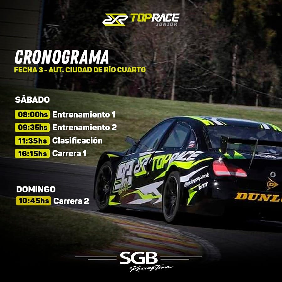 sgbracingteam's tweet photo. 👉 Mañana comenzamos la actividad de la 3era fecha del @topracejunior 

🕚 Compartimos los horarios para que puedan seguir la actividad 

Vamos con todo 💪💪💪

@dipypapa 
@SantiBussolini 
@TopRaceOk 
@jjmonteagudo95 https://t.co/XNiVbnrV4Y