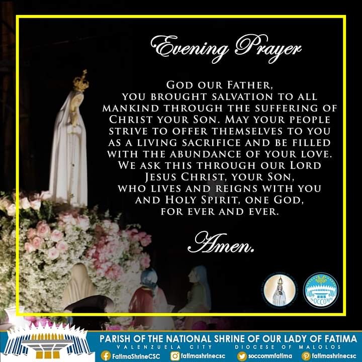 soccomfatima's tweet photo. Evening Prayer:

 SOURCE:
*iBreviary | Evening Prayer

#EveningPrayer #Vespers #iBreviary #NSOLF #SocComm #FatimaCSC #CSC #CommissionOnSocialCommunications https://t.co/H8LtGLfOqc
