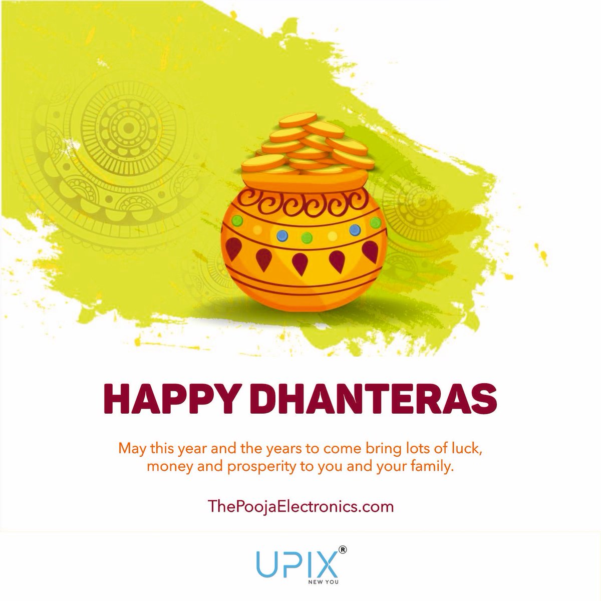 IncUpix's tweet photo. Happy Dhanteras – May Goddess Laxmi Endows You &amp; Your Family with Lots of Wealth, Happiness and Opulence 💰😍😇

.
.

#Dhanteras #Diwali2020 #TVremote #Dhanteras2020 #upix #buyremoteonline https://t.co/STRWUwWXS9