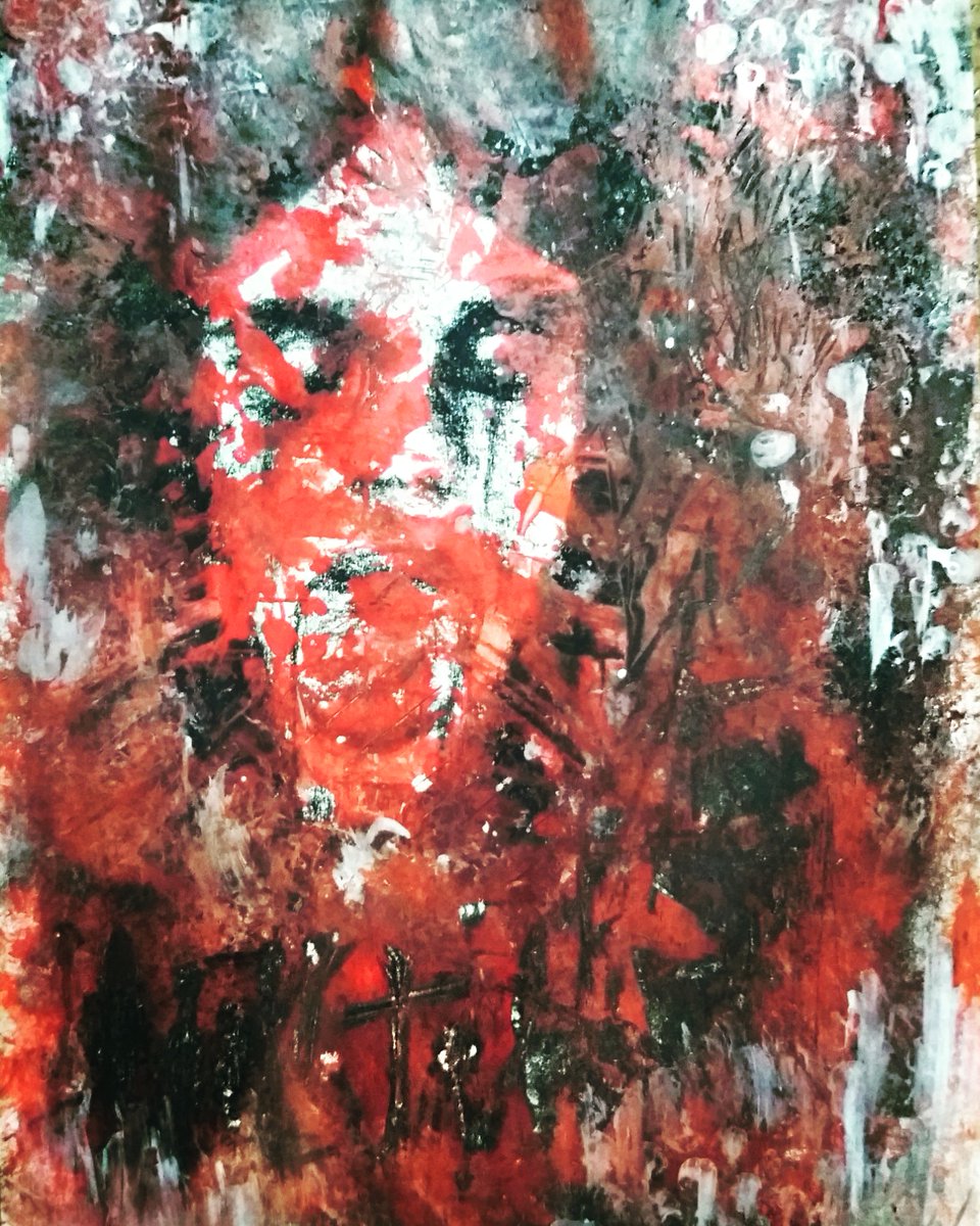 blessedsickart's tweet photo. "Mind Generator, Your Real horrors "
Acrylic, 24 x 33, 11/'20
...My last personal conception of human's horror... 🤗 https://t.co/tnNoFK0nuM