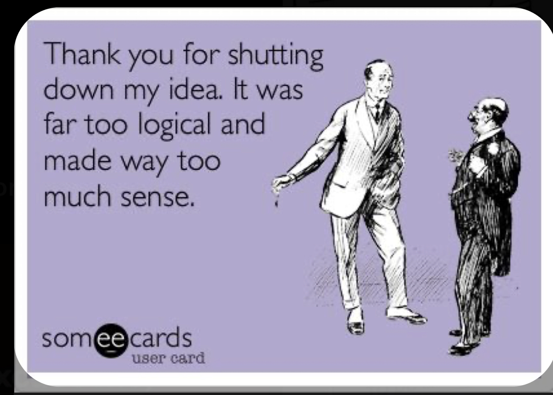 Workplace common sense?! TGIF
.
.
.
.
.
#HR #HRmemes #HRhumor #humor #memes #workplacehumor #workplace #tag #friday #leadership #leaders #recruiters #supervisors #employees #workers #smallbusiness #meetings #commonsense #communication #workplacerespect #badleaders #leadership