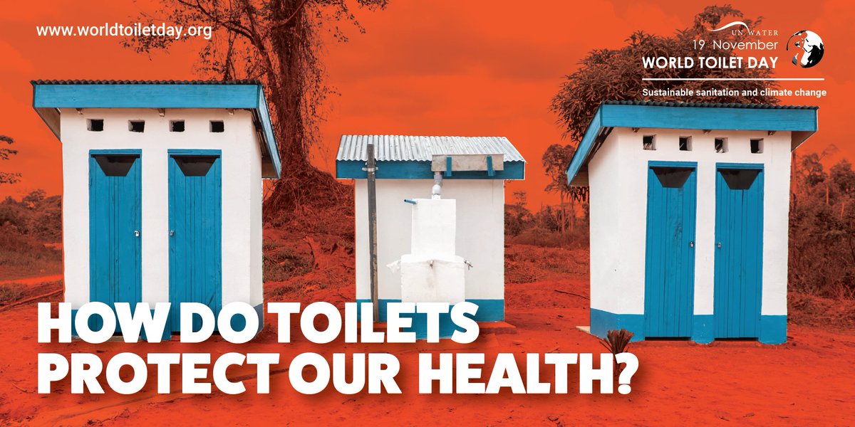 SWWaterND's tweet photo. World Toilet Day

How do toilets protect our health?

Sustainable sanitation is resilient to climate change and safely processes bodily waste. Toilets, combined with clean water and good hygiene, form a strong defence against #COVID19 and future disease outbreaks. #WorldToiletDay https://t.co/uRt21tvTTI