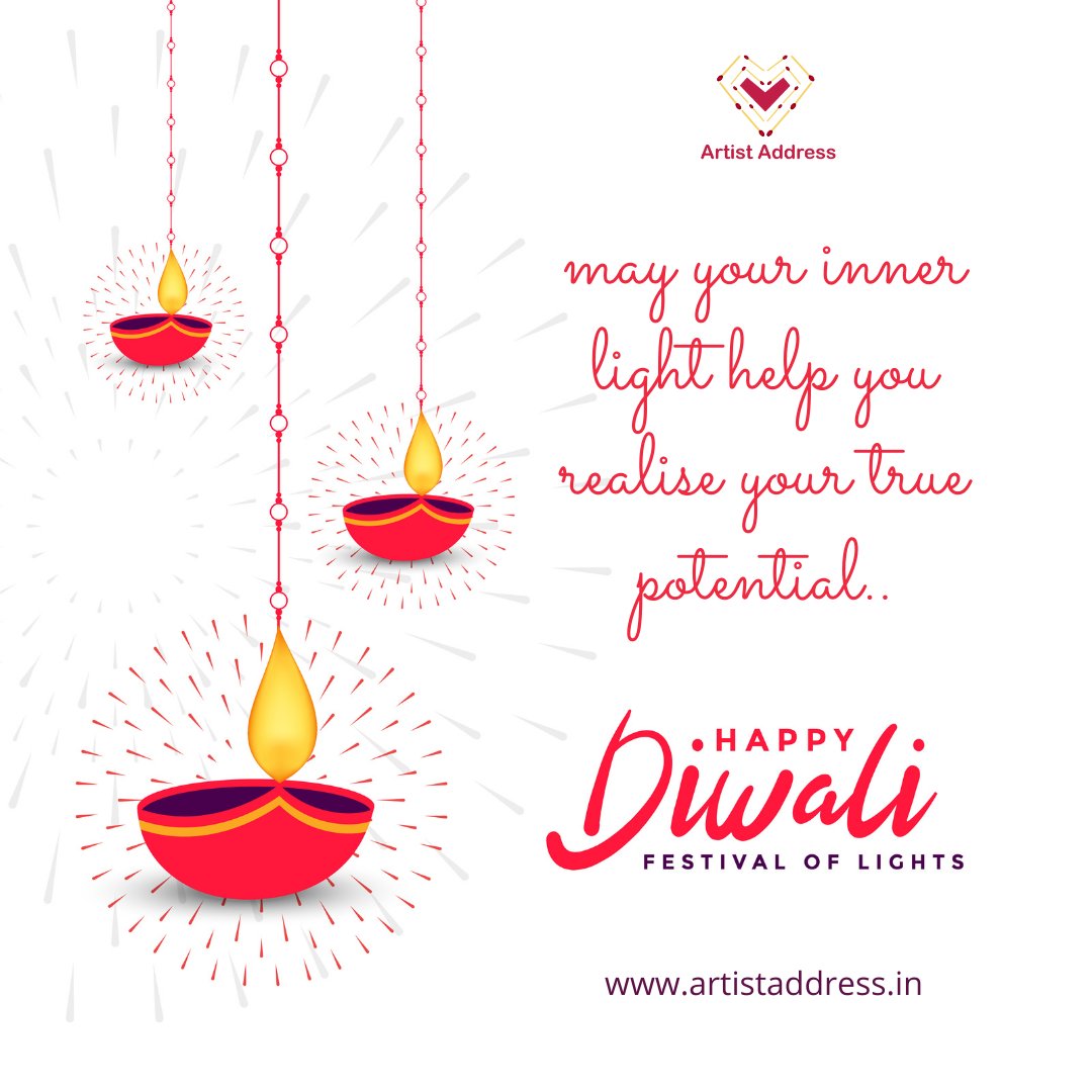 ArtistAddress's tweet photo. Sending you warm greetings on the auspicious festival of Diwali! 

Celebrate the festival of lights with your dear ones. Happy Diwali 

#KeepShining #FestivalOfLights #Diwali https://t.co/zNYEelPhMK