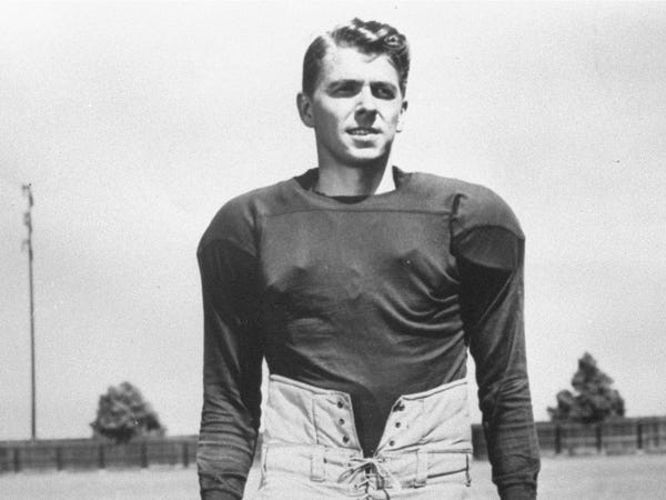 They couldn't import hockey masks from Russia. This was the Cold War. But they couldn't sell what they had. The teens had spoken. If The West was wrong about goalie masks, could the whole system be a lie? The old masks HAD to be sold. Enter a former actor named Ron Reagan (6/??)