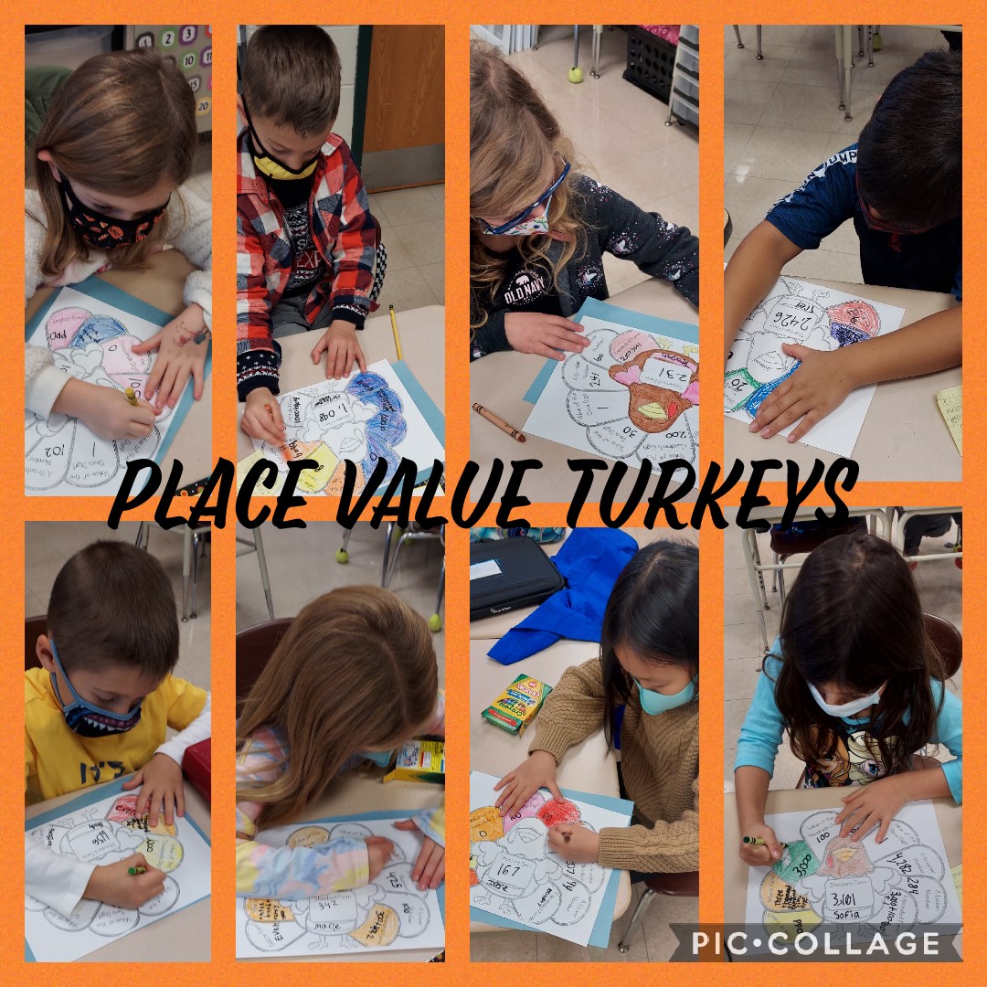 mgerlach2's tweet photo. Team Awesome worked on creating their own Place Value Turkeys today! #frsd @CopperHillES @MrsServetnick #turkeymath https://t.co/NmcUArwVQq