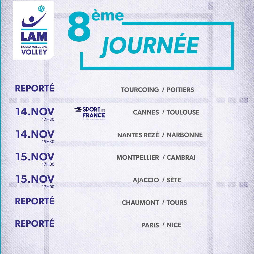 LNVofficiel's tweet photo. 📅En #LAM, @ASCannesVolley reçoit @SpacersToulouse pour un duel en altitude, @GFCAVolleyBall vise la victoire à @aragodesete. En #LAF, @ASPTTMulhVolley espère un 6e succès pour rattraper @VBNantes. En #LBM, @GNVB_ veut effacer son dernier revers
➡️https://t.co/xSfsAEnV0J https://t.co/bnisowOwOq