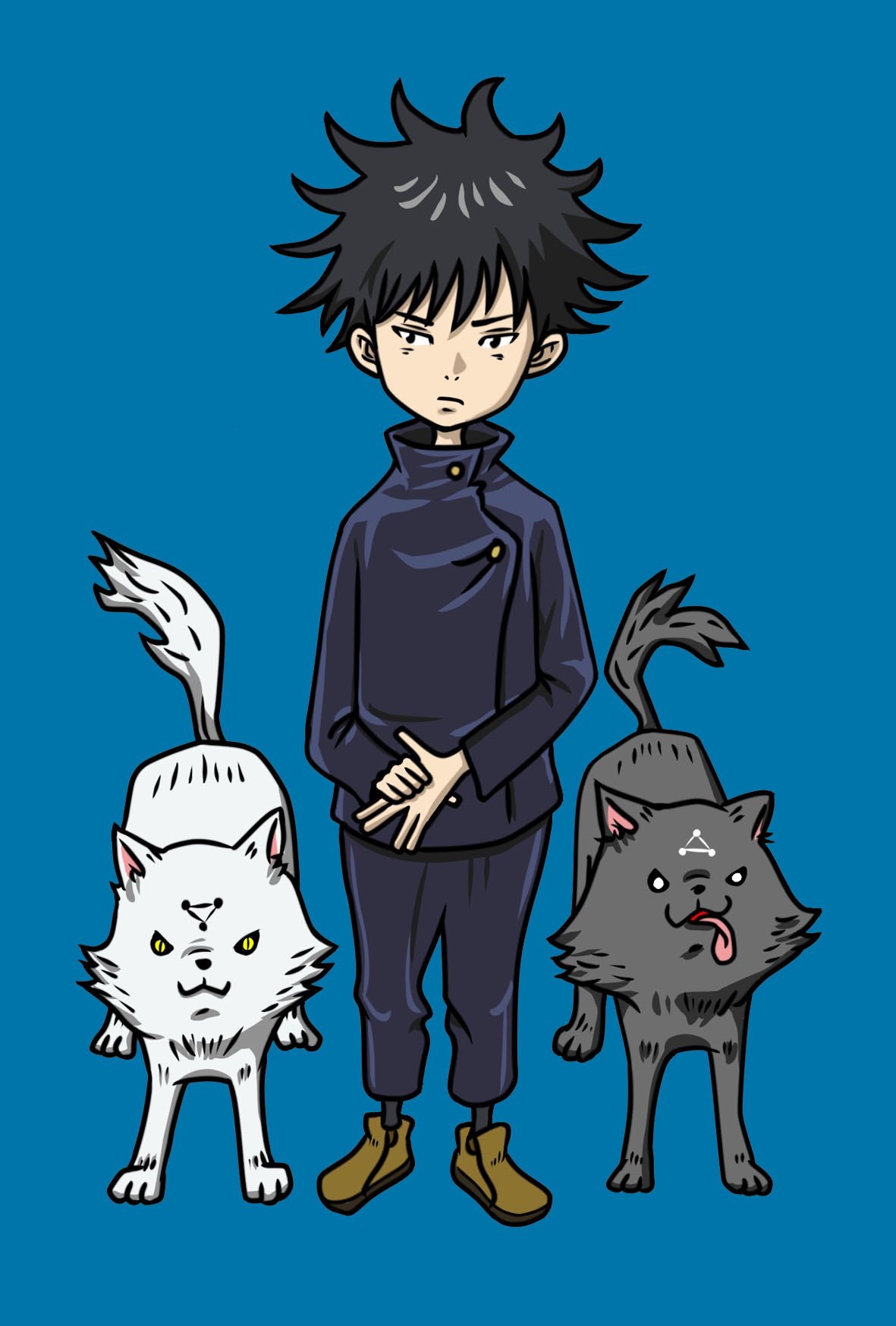 Cosmix 在 Twitter 上 呪術廻戦の伏黒恵くんです 玉犬使いたい イラスト 呪術廻戦 伏黒恵 T Co Uk1mob2y9g Twitter