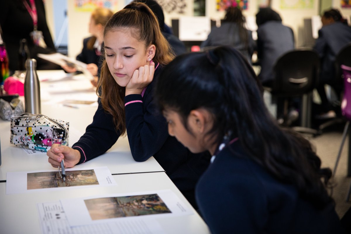 ENGLISHHAB2's tweet photo. Our Year 7 poets have been exploring art work from the Guildhall Gallery to create some outstanding couplets for the NLT’s Young City Poets Project @Literacy_Trust @GuildhallArt https://t.co/C3wcai2sGZ