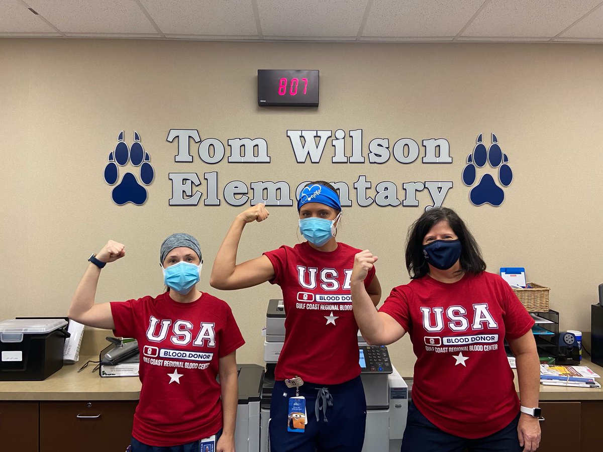 Doing our part to help save lives!  @tweNurseJen @TWEpeclass  #TWEhowl <a href="/TWEHowl/">Tom Wilson Elementary</a> #savinglives #blooddonors