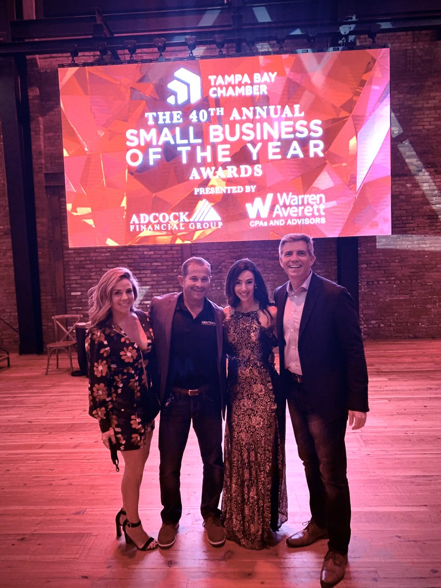 nextpathcp's tweet photo. Thank you @TB_Chamber for hosting an unforgettable award ceremony last night. We are honored to be a finalist in the 40th annual Small Business of the Year Awards!
#nextpath #tampabay #tampabaychamber #makeittampabay #smallbusiness #startup #awards #finalists @ArmatureWorks https://t.co/RFX732lGBb