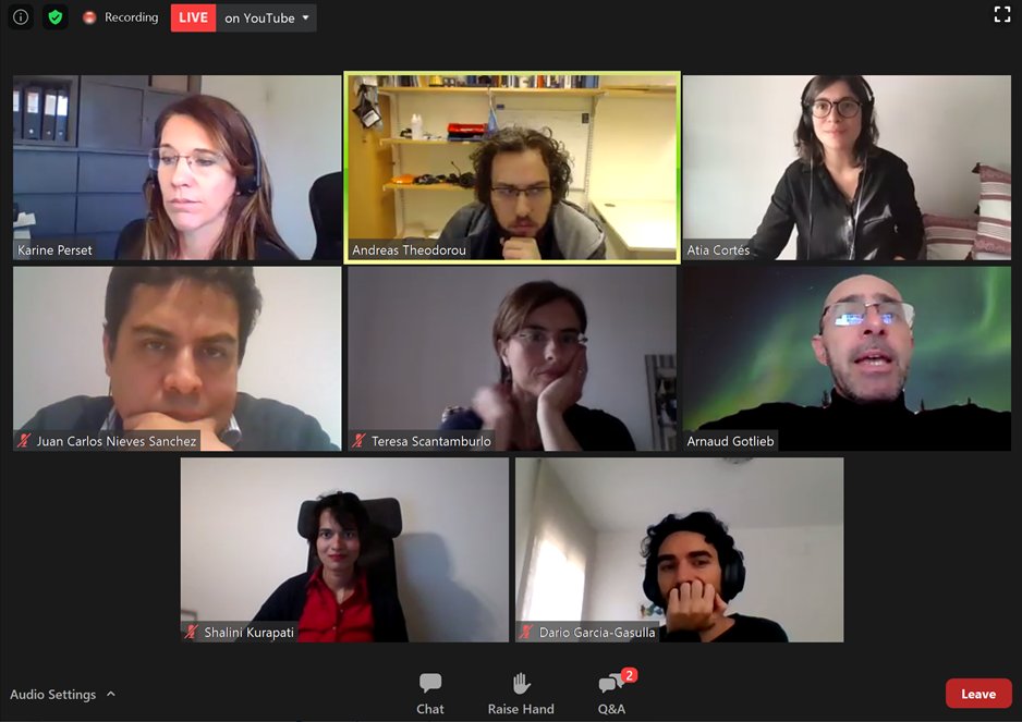 AIonDemand's tweet photo. #AI4EU workshop on Legal & Ethical aspects of #AI brings you speakers from #startups #OECD #research #acamedia #industry to discuss ways forward in the last session NOW! @atcortesm @RecklessCoding @ncernecka @ulisescortes @KarenAtAIWatch @emiliagogu @EU_ScienceHub @AI4Media_EU https://t.co/kxUet7DSSs