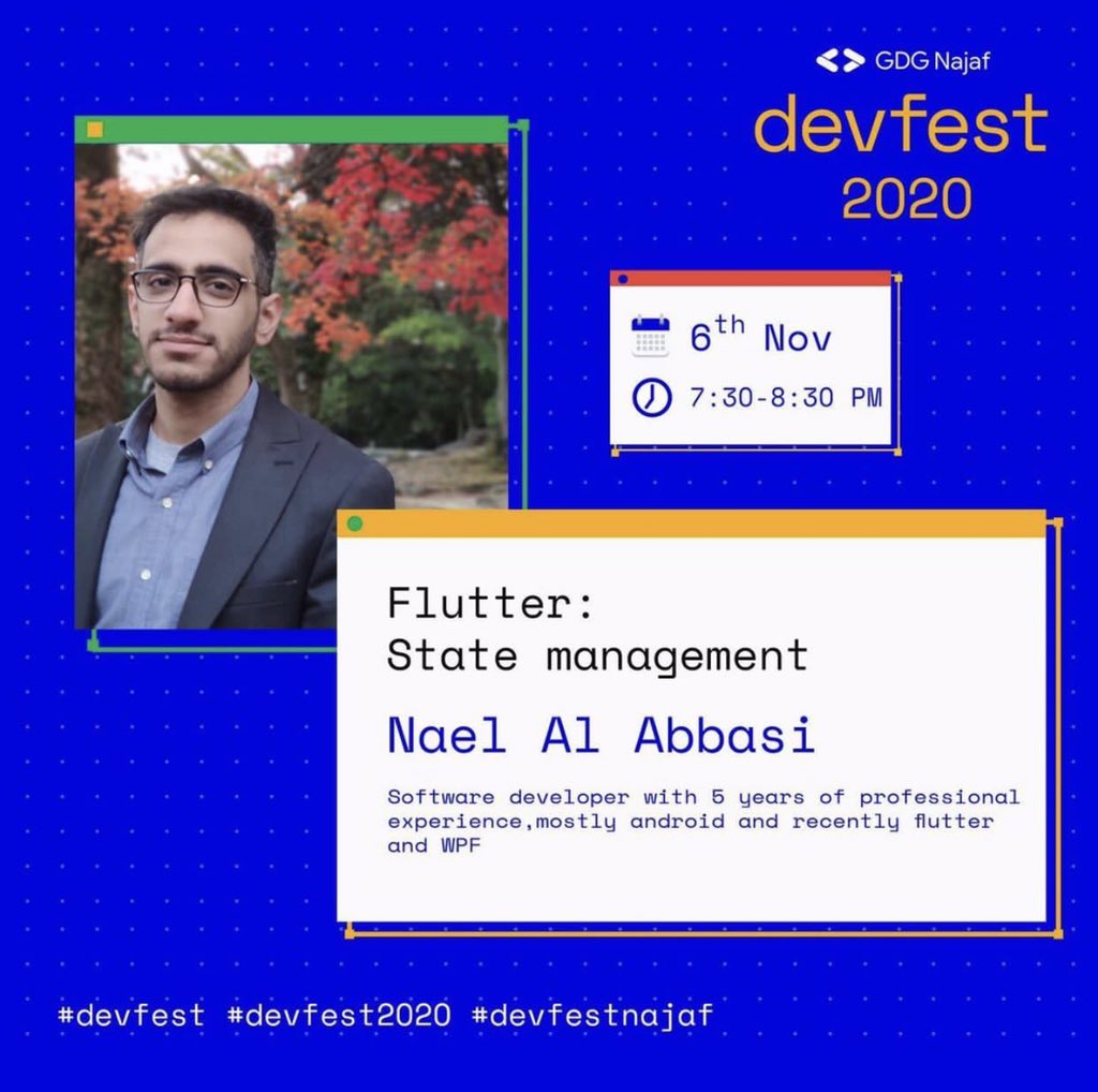 gdgnajaf's tweet photo. On Day 2 of #DevFest2020 we were blessed to have @SarahChokali #NaelAlabbasi and #MuntadherHussein. Thank you to our wonderful speakers and to those who attended 🙏 https://t.co/OMXedhQUt9
