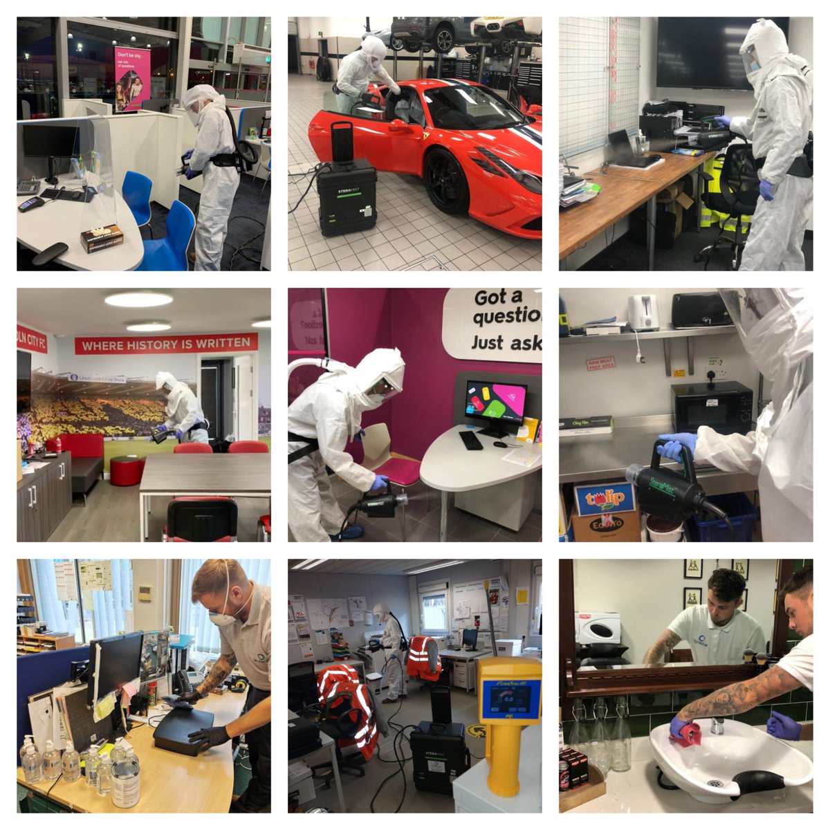 Bio_DeconUK's tweet photo. Here at Bio Decon, we help businesses across a range of industries using our pioneering decontamination services. We offer both preventative as well as reactive services in the event of an outbreak. Get in touch if you are looking to ensure your business is COVID-secure. https://t.co/7MNIT8I9GD