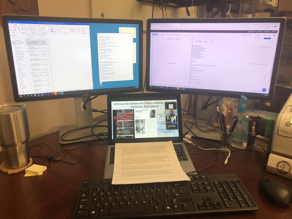 Hosting <a href="/NCPreservation/">North Carolina Preservation Consortium</a> annual conference “Hindsight is 2020” via zoom...what a world we live in!