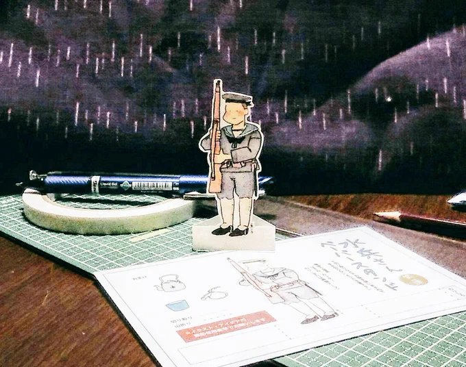 水兵さんペーパースタンドを作成しました。
セブンイレブンのコピー機から印刷できます。

フルカラー
ポストカードサイズ
一枚60円
プリント番号 11421858

2020/11/21 23:59まで、です
ぜひ作ってみて下さいね
(イラスト・アイデアの転用はご遠慮ください)

#セブンネットプリント 