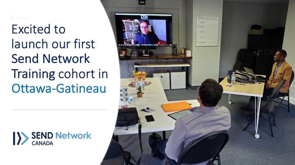 SendNetworkCA's tweet photo. Excited to launch our first @SendNetwork Training in the National Capital Region! Pray for these planters as they plant French speaking churches in both Ottawa, ON & Gatineau, QC.
#SendNetworkTraining #OttawaChurchPlanting #CNBCOntario @Ottawa_CP @CNBCOnt https://t.co/9NS2TuBZcv