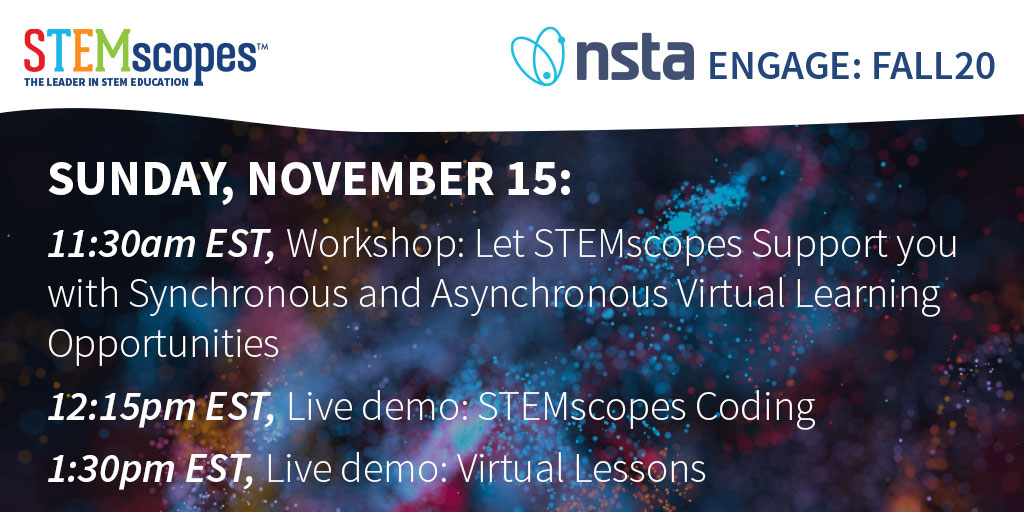 Accel_Learn_Inc's tweet photo. Feelin’ lucky? RETWEET this post, and you could win a $25 Amazon gift card! @NSTA #Engage20 https://t.co/c3DOc9aEcn
